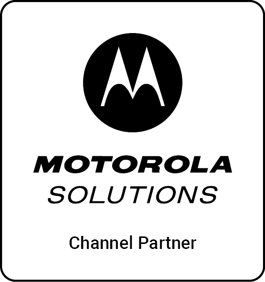 Motorola Solutions Channel logo white